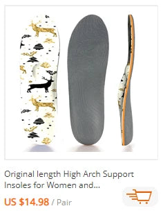 Flat Feet Template Arch Support Orthopedic Insoles,Men Women Plantar Fasciitis Heel Pain Orthotics Insoles Sneakers Shoe Inserts