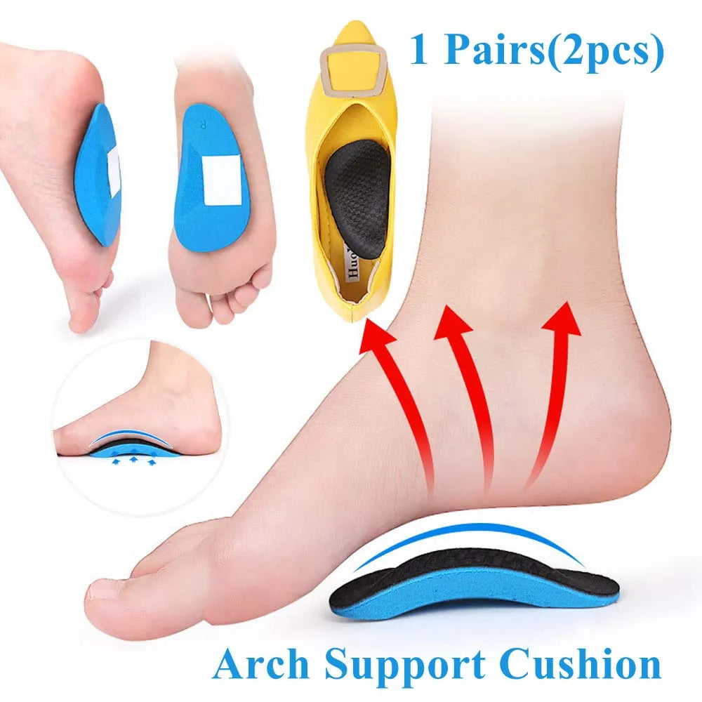 Best Insole For Shoes Leather Orthotic Insoles Flat Feet High Arch Support Orthopedic Shoes Sole Fit In O/X Leg Corrected Insert