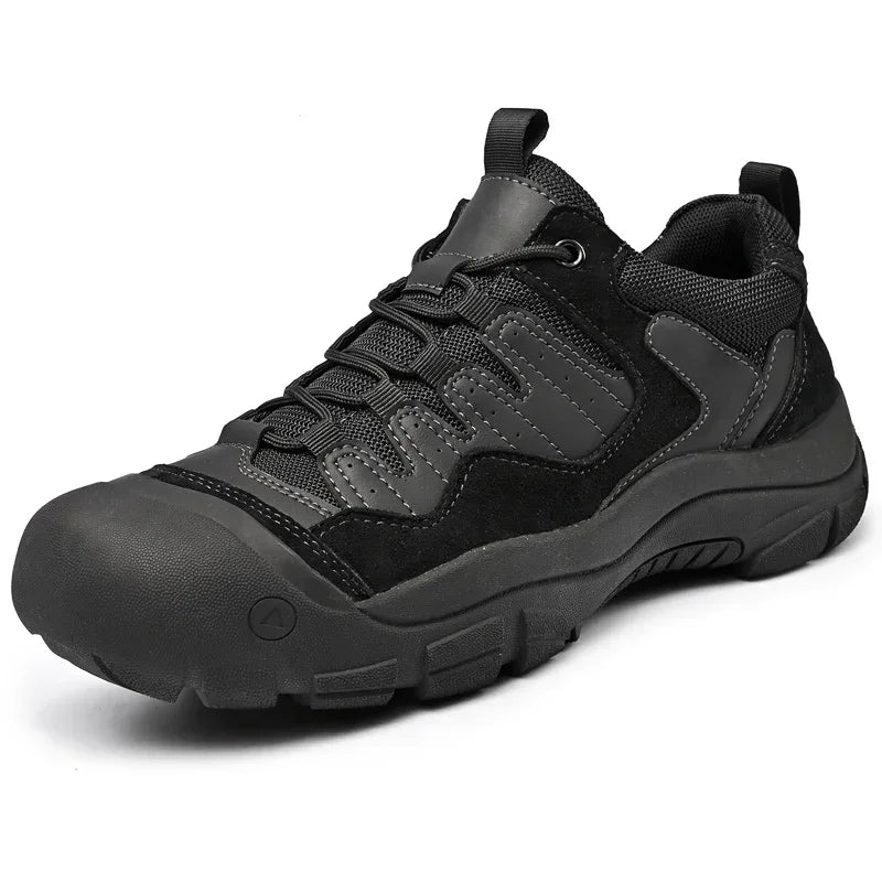Non-Slip Outdoor Male Sneakers New Suede Leather Treking Footwear for Men Casual Hiking Shoes Travel Climbing Camping Trainers
