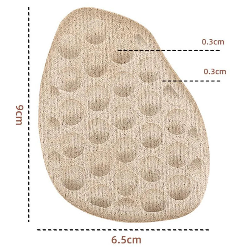 Insoles Ladies High Heel Shoe Insole Female Half Pad Reduces Friction Pain Silicone Forefoot Pad Anti-skid Foot Care Pads