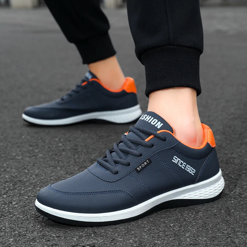 Sneakers Shoes Man Flat Bottomed Sports Shock-absorbing Comfortable Lace Up Summer Training Soft Soled Outdoor Running Shoes