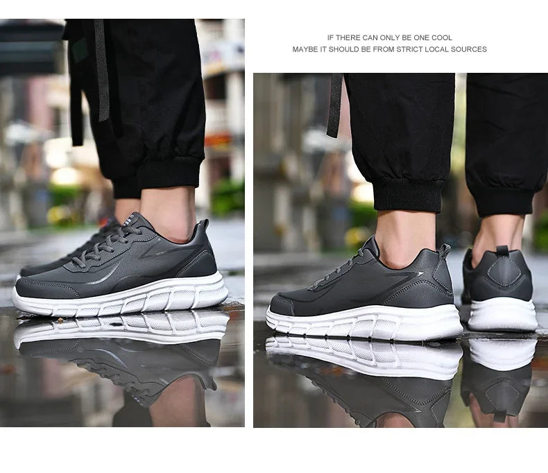 Men's Autumn Waterproof Sneakers Men Casual Sports Shoes Anti-skid Durable Running Tennis Trainers Man Fashion Casual Sneakers