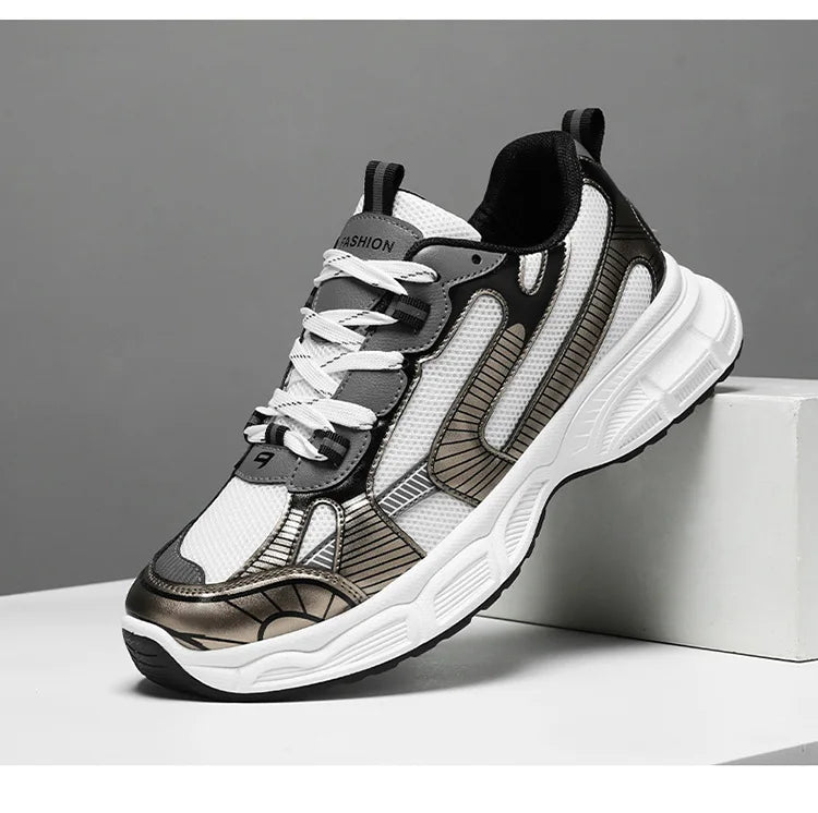 Sneakers Women Trends  Platform Shoes Lightweight Outdoor Sports Shoes Breathable Running Shoes Lace Up Casual