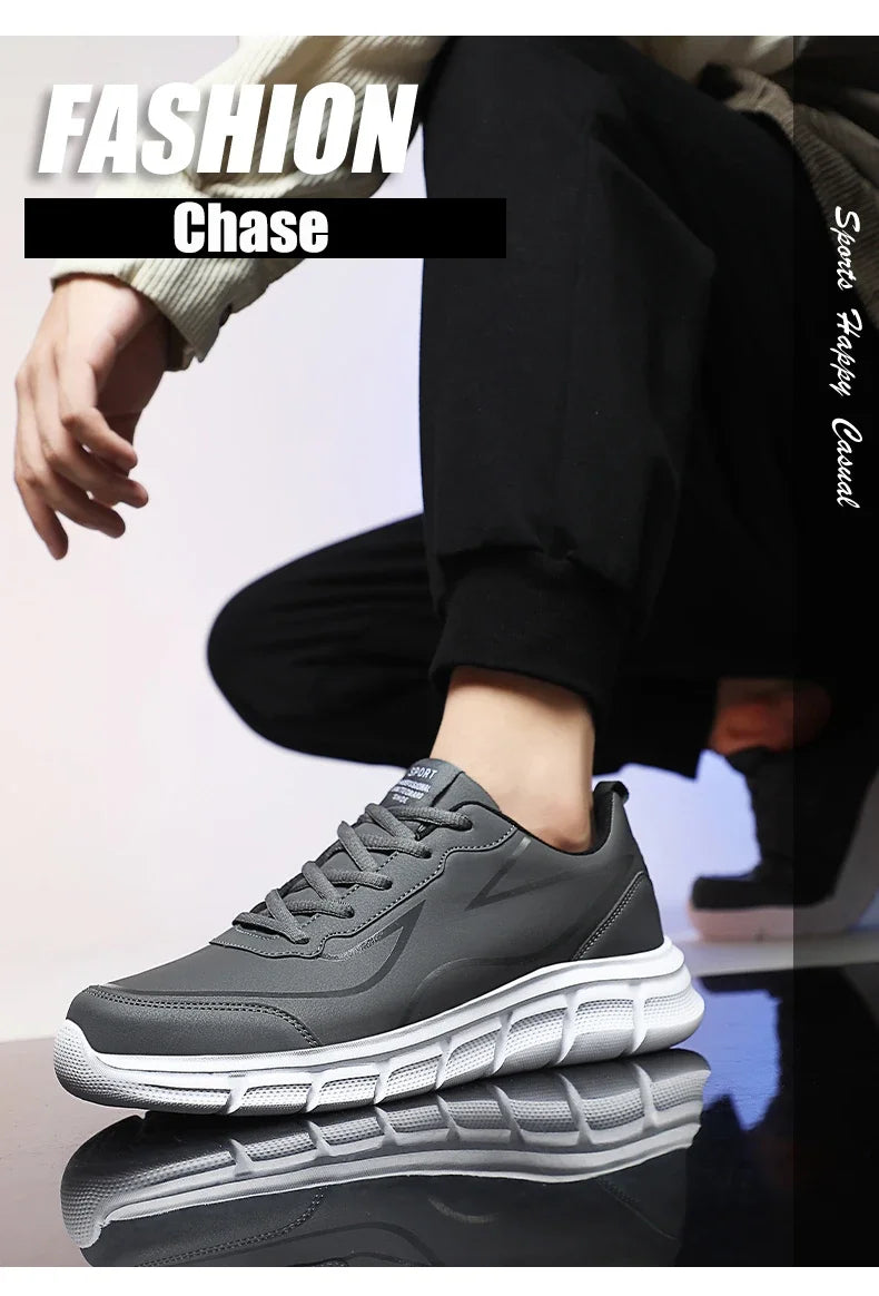 Men's Autumn Waterproof Sneakers Men Casual Sports Shoes Anti-skid Durable Running Tennis Trainers Man Fashion Casual Sneakers