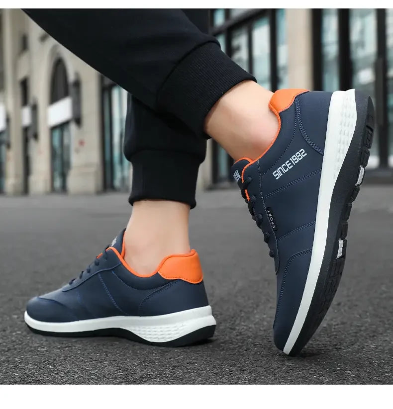 Sneakers Shoes Man Flat Bottomed Sports Shock-absorbing Comfortable Lace Up Summer Training Soft Soled Outdoor Running Shoes