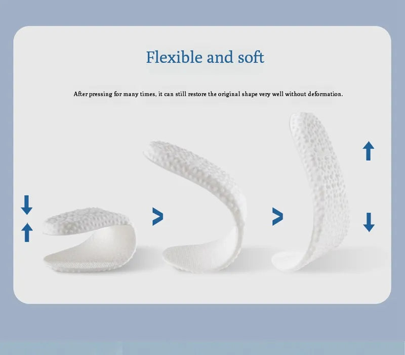 Soft Sports Insole for Shoes Comfortable Plantar Fasciitis Insoles for Feet Man Women Orthopedic Shoe Sole Running Accessories