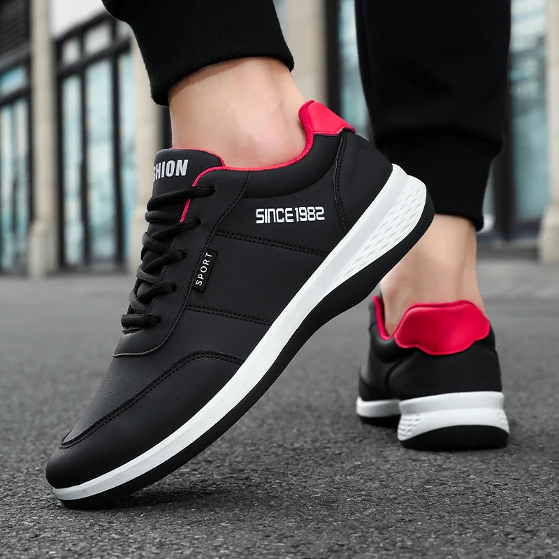 Sneakers Shoes Man Flat Bottomed Sports Shock-absorbing Comfortable Lace Up Summer Training Soft Soled Outdoor Running Shoes