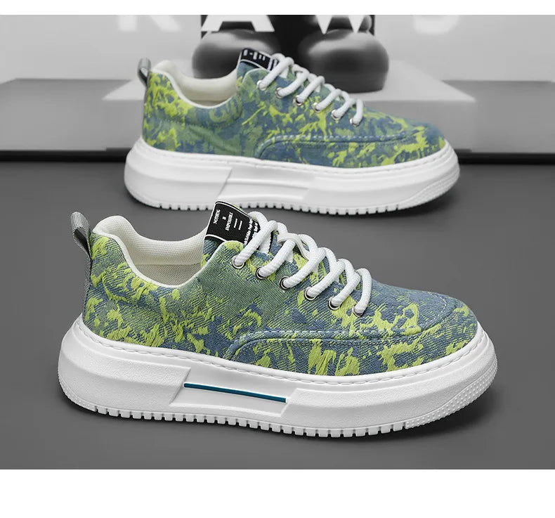 2025 Sneakers For Men Breathable Non-Slip Sport Shoes Male Fashion Casual Platform Shoes Comfortable Outdoor Running Shoes