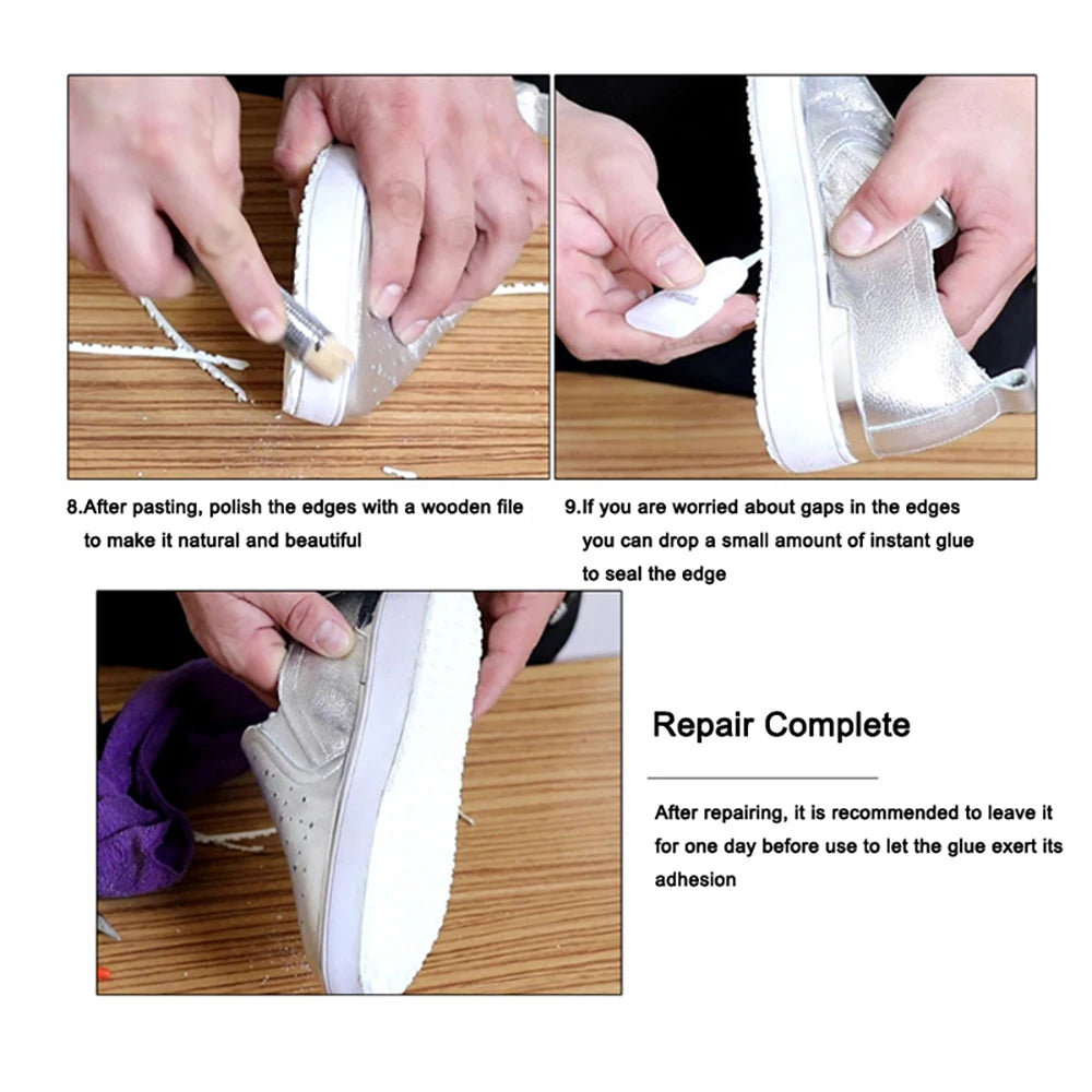 Rubber Soles for Bottom of Shoes Repair Replacement Material for Shoes Non-Slip Full Sole Protector Sneakers DIY Outsole Insoles