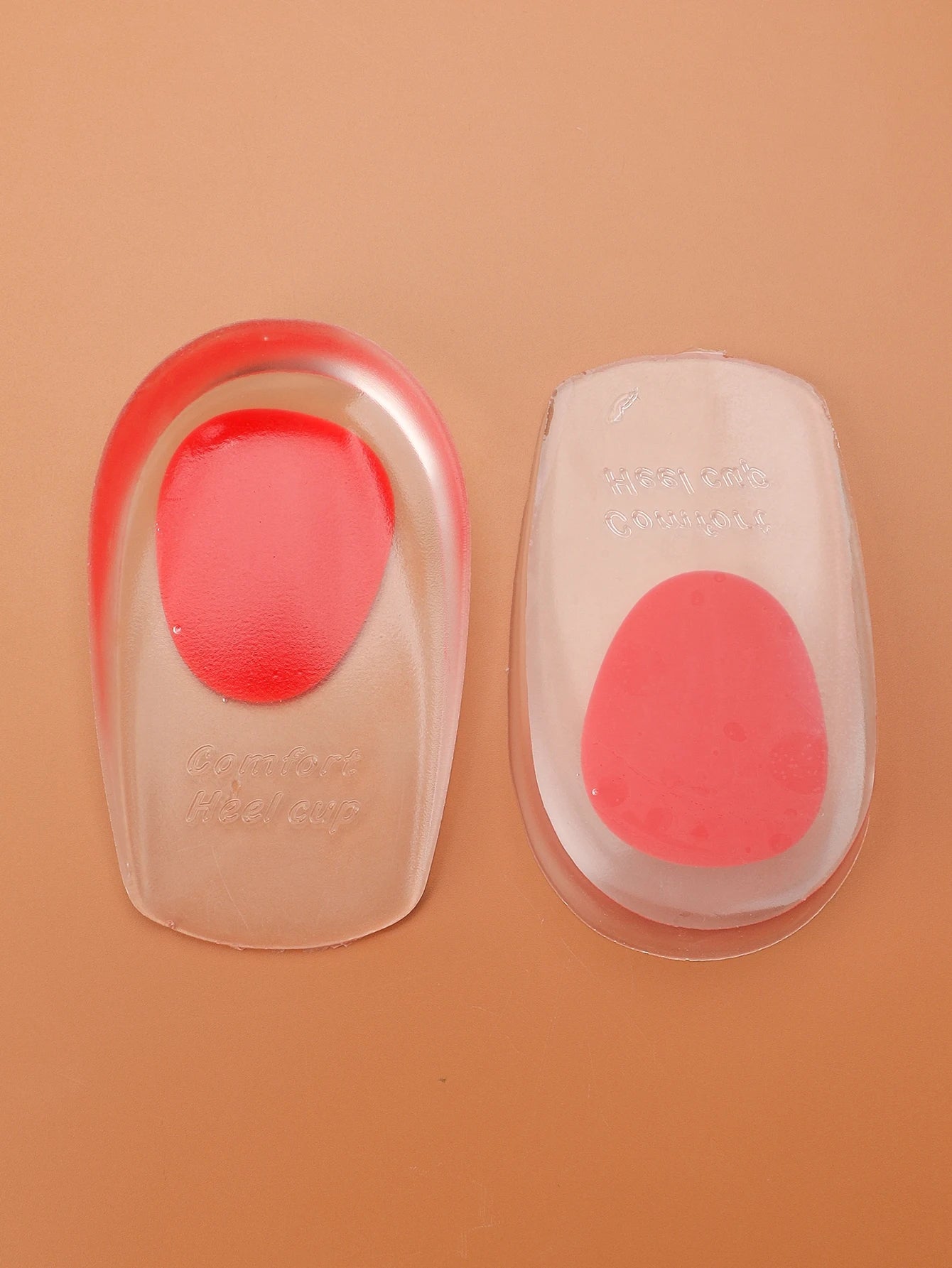 Silicone insole heel pad for male and female bone spurs to protect the heel, relieve soft pain, and relieve stress. Heel pad
