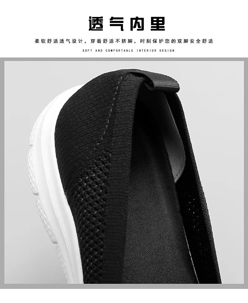 Sneakers Fashion2022 Women  Socks Shoes Casual White Sneakers Summer knitted Vulcanized Shoes Women Trainers Tenis Feminino