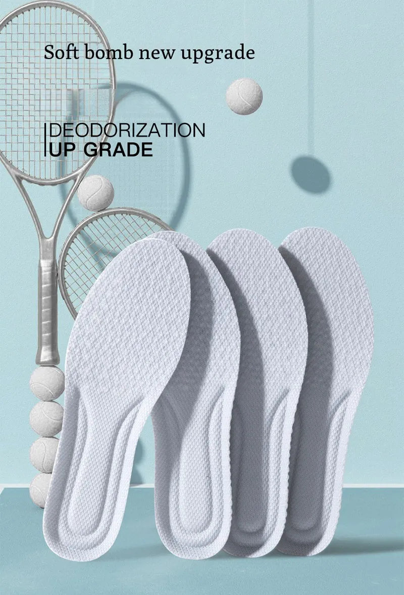 Soft Sports Insole for Shoes Comfortable Plantar Fasciitis Insoles for Feet Man Women Orthopedic Shoe Sole Running Accessories