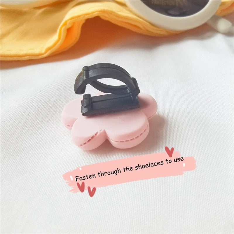 Fashion 1 PC Shoelaces for Shoes Decorations Shoelace Flowers Buckle Clip Tennis Basketball Sneakers Accessories DIY Shoe Charms