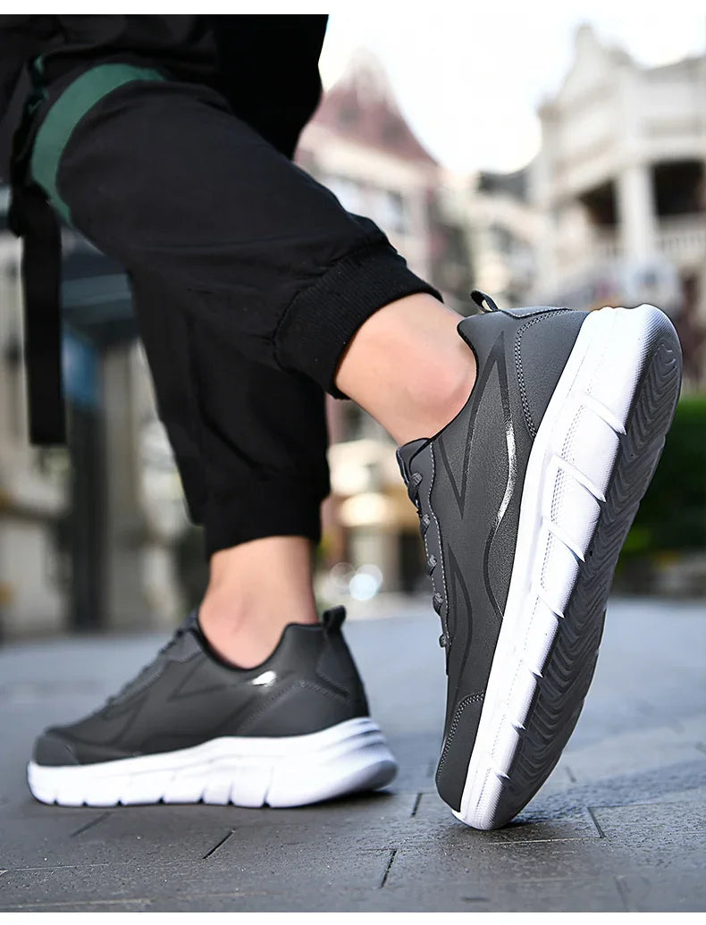 Men's Autumn Waterproof Sneakers Men Casual Sports Shoes Anti-skid Durable Running Tennis Trainers Man Fashion Casual Sneakers