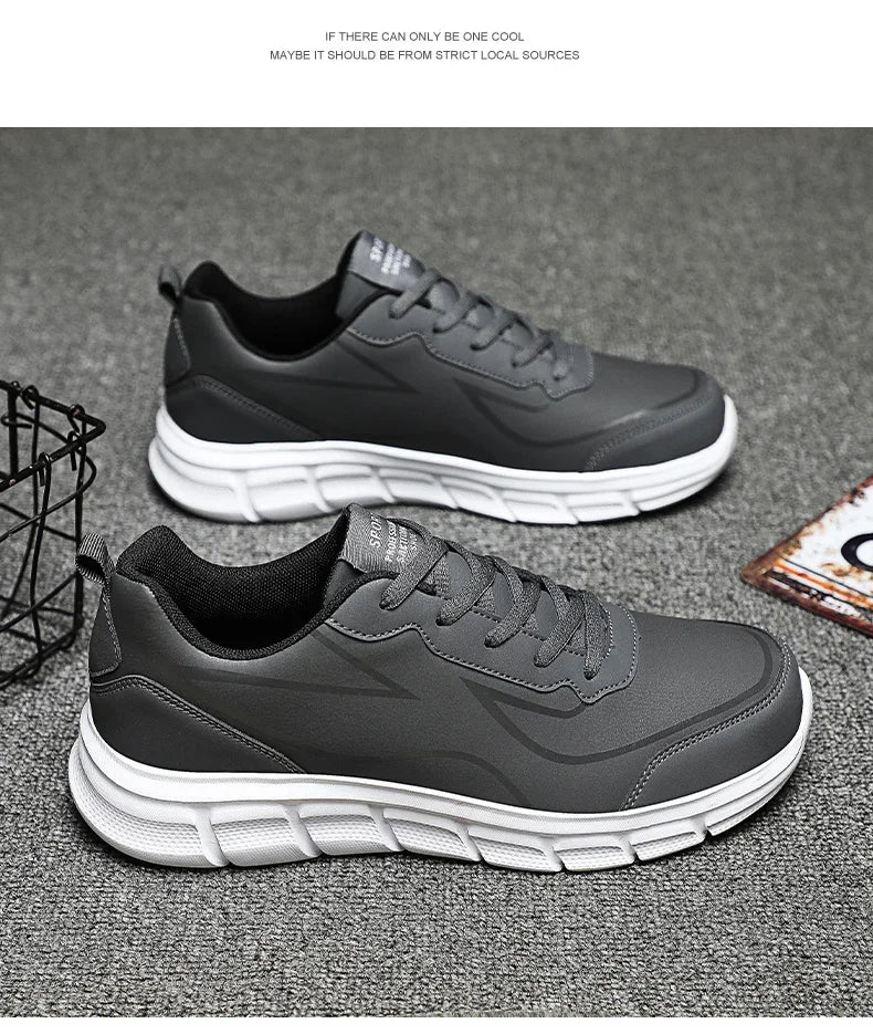 Men's Autumn Waterproof Sneakers Men Casual Sports Shoes Anti-skid Durable Running Tennis Trainers Man Fashion Casual Sneakers