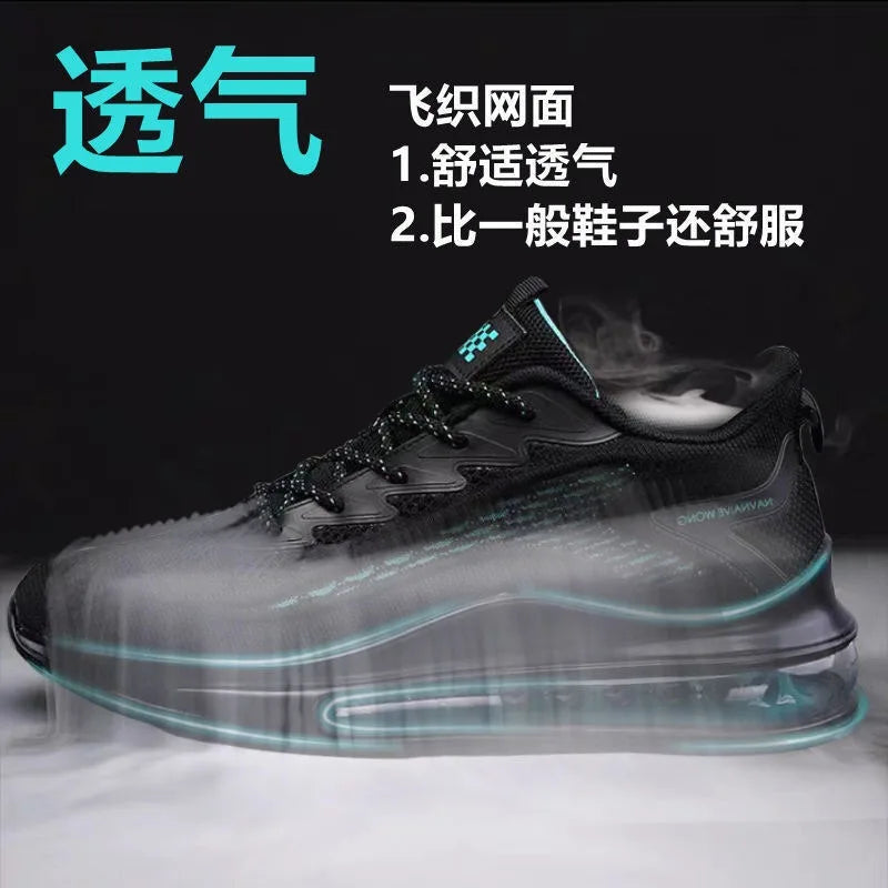 Men's Sneakers 2025 Fashion Non-slip Shock-absorbing Sports Running Shoes Man Lightweight Breathable Training Shoes Tennis Shoes