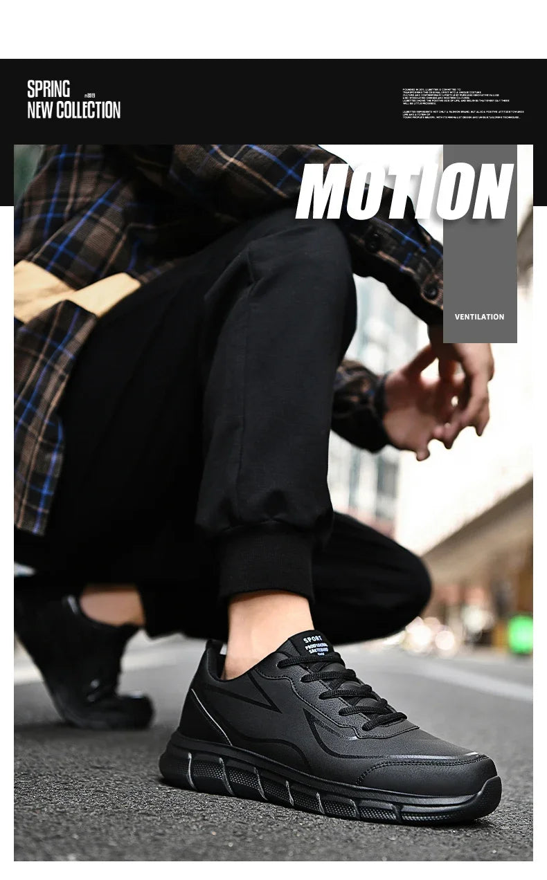 Men's Autumn Waterproof Sneakers Men Casual Sports Shoes Anti-skid Durable Running Tennis Trainers Man Fashion Casual Sneakers