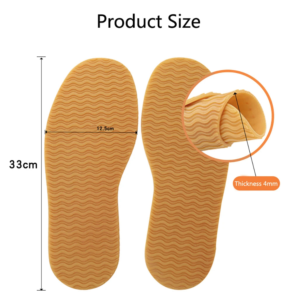 Rubber Soles for Bottom of Shoes Repair Replacement Material for Shoes Non-Slip Full Sole Protector Sneakers DIY Outsole Insoles