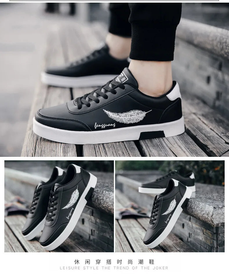Men Sneakers Summer Men's White Sports Shoes Fashion Male Leather Casual Light Sports Shoes Zapatillas Hombre Chaussure Homme