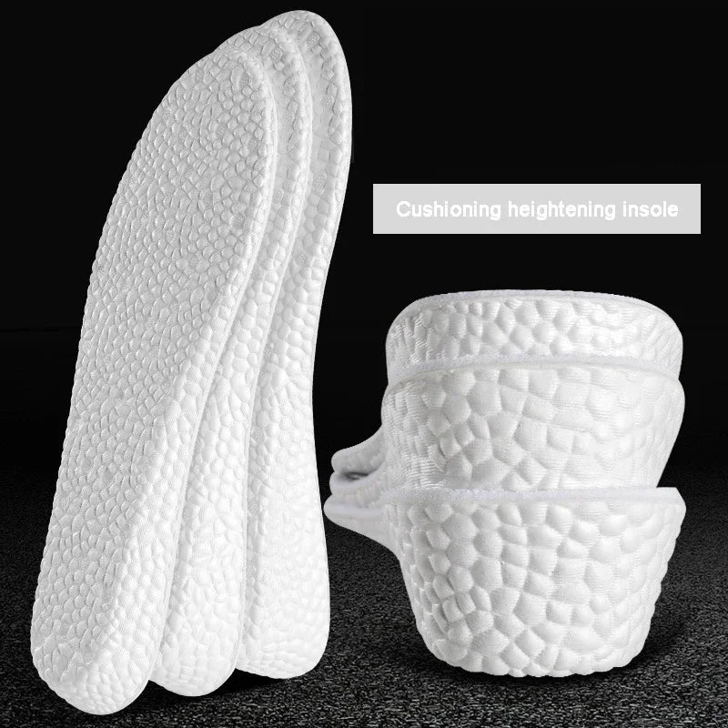 Height Increase Shoe Insole Men Women Sports Running Shock Absorbing Inserts Comfortable Soft Foot Care Pads Breathable Cushion