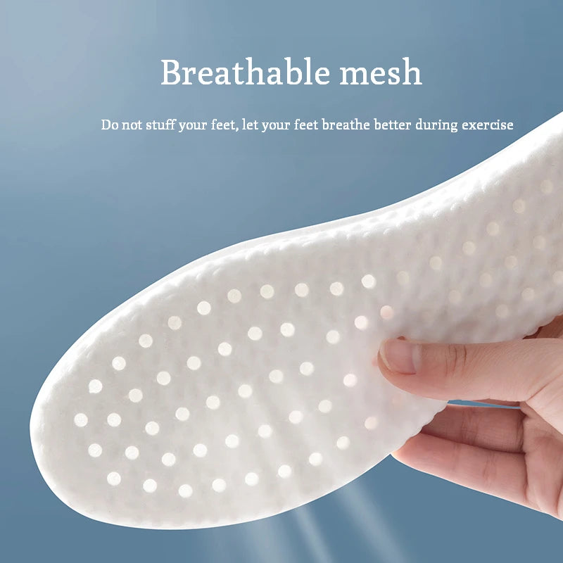 Soft Sports Insole for Shoes Comfortable Plantar Fasciitis Insoles for Feet Man Women Orthopedic Shoe Sole Running Accessories